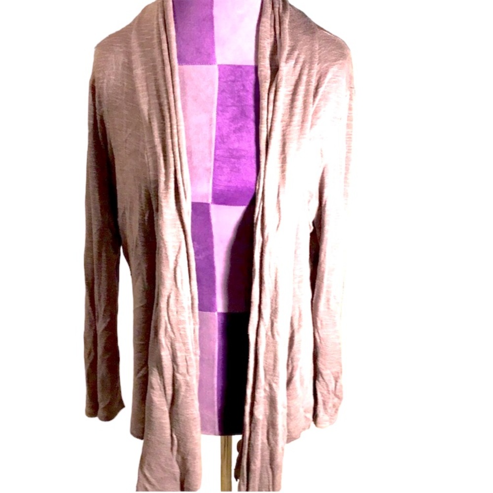 Hi lo Jersey knit cardigan